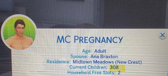 六六配资 人丁兴旺!《模拟人生4》玩家让角色生了308个孩子！