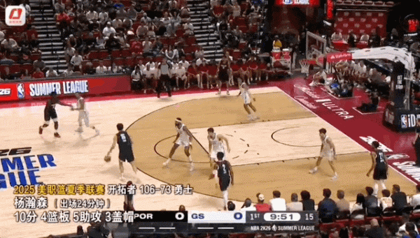 泽巨配资 这对我是一个很大挑战！杨瀚森NBA首秀很“惊艳” 助开拓者“开门红”